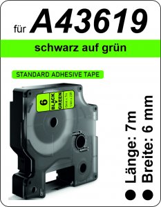 XR-24SR1 original vhbw® Label Tape 24mm SCHWARZ-SILBER für CASIO XR-24SR 