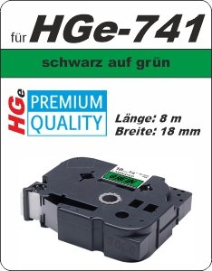 schwarz auf grün - 100% HGe-641 (18 mm) komp.
